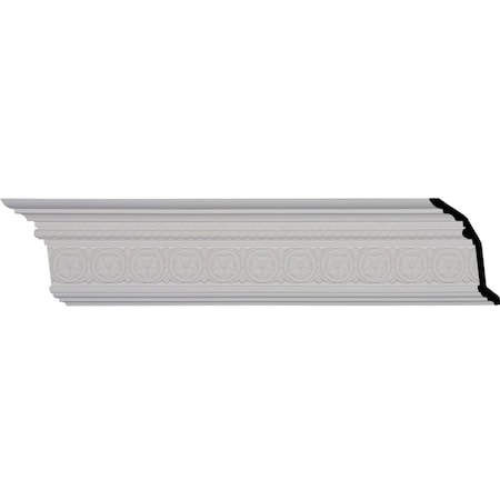 Ekena Millwork SAMPLE - 5 3/4"H x 3 1/8"P x 6 1/2"F x 12"L, (2" Repeat), Washington Crown Moulding SAMPLE-MLD05X03X06WA